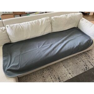 Mambe Waterproof Furniture Cover Pet Blanket Gray Fleece 70x30 Sofa Protector